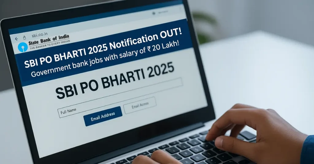 SBI PO Bharti 2025 Apply Online Process Live